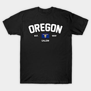 Oregon Collegiate Preppy T-Shirt